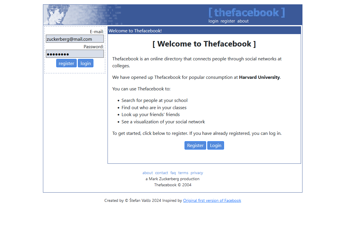 The Facebook 2004